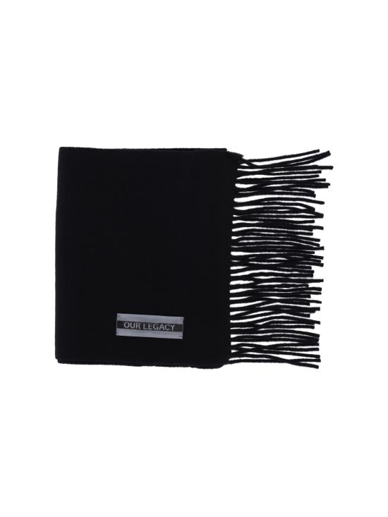 26FW 아워레가시 ESTATE 에스테이트 스카프 A4248EAB BLACK DOUBLE WOOL - OUR LEGACY