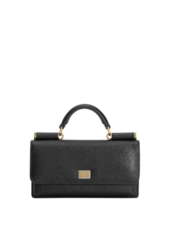 26FW 돌체앤가바나 Dauphine-print calfskin 미니백 BI3280 A100180999 NERO