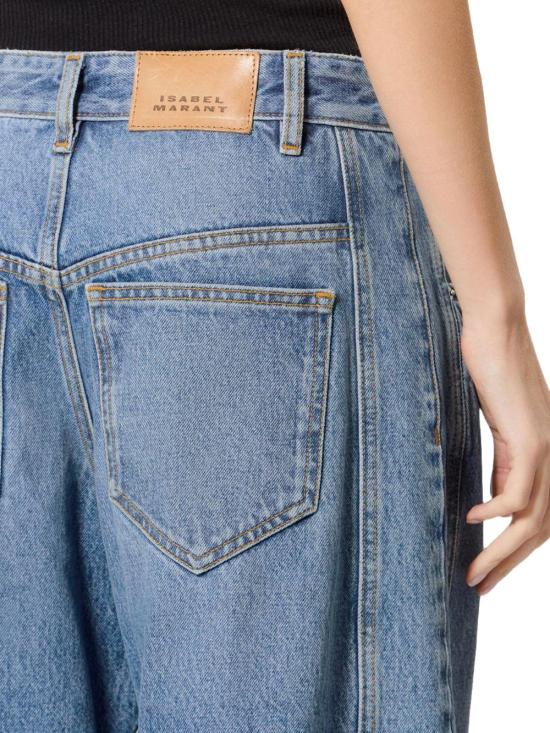 26FW 이자벨마랑 오리안 페이디드 데님 배럴 진 PA0584FAD1H04I30LU BLUE - ISABEL MARANT