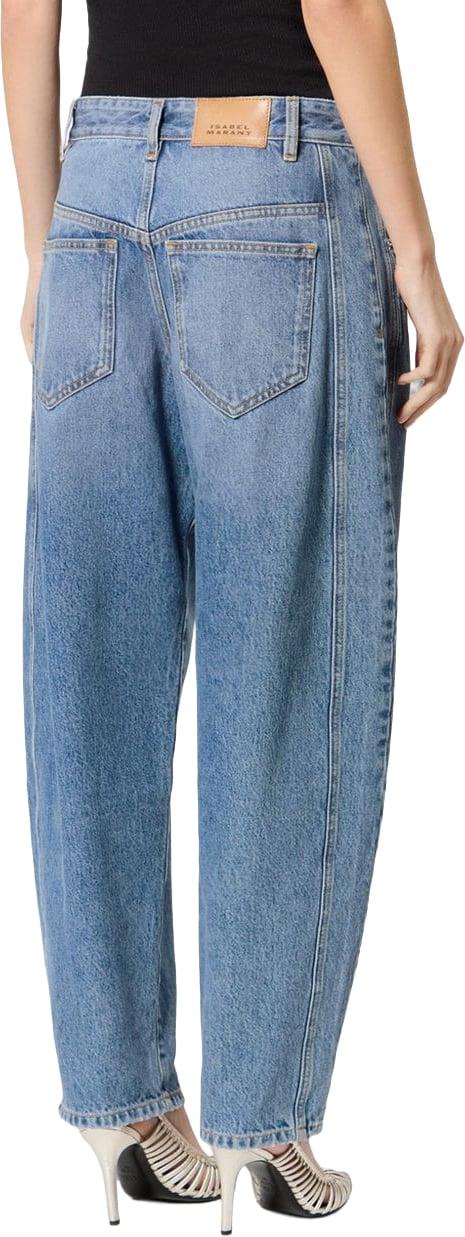 26FW 이자벨마랑 오리안 페이디드 데님 배럴 진 PA0584FAD1H04I30LU BLUE - ISABEL MARANT