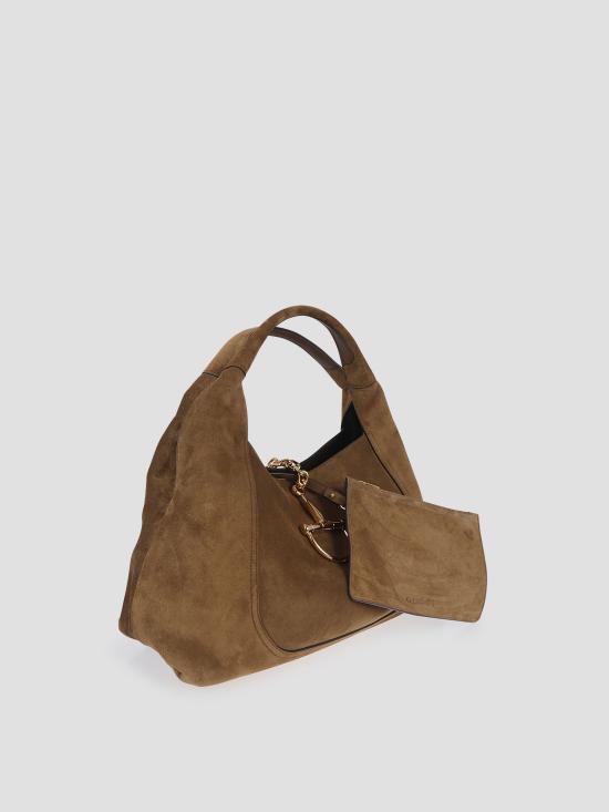 25FW 구찌 소프트빗 맥시 숄더백 837466AAFLB 2118 PEPPER BR - GUCCI
