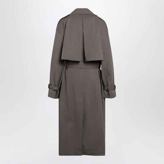 26FW 토템 크리스프 서머 트렌치 코트 크리스프 서머 트렌치 코트 252 WRO0197FB0410 Grey - TOTEME
