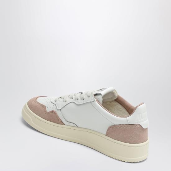 26FW 오트리 메달리스트 로우 레더 스니커즈 AULWFT16 White - AUTRY