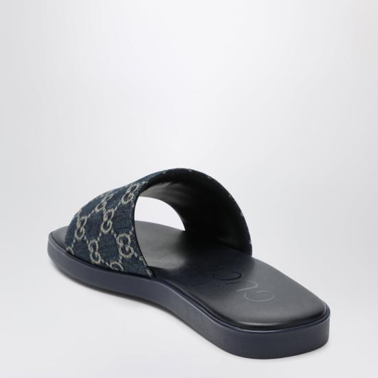 26FW 구찌 슬라이드 샌들 슬리퍼 슬라이드 샌들 슬리퍼 871685FAF4Y Blue - GUCCI