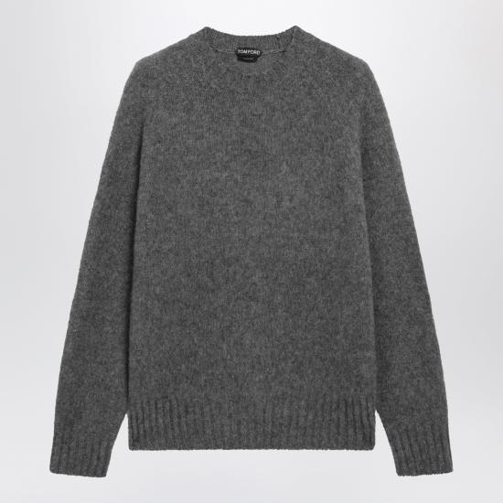 26FW 톰포드 긴팔 티셔츠 KCL089YMK133 Grey
