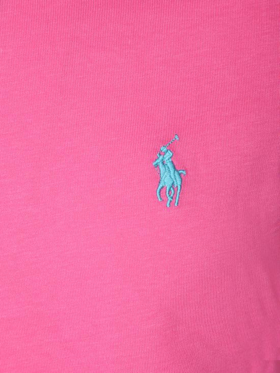 26SS 폴로 랄프로렌 포니로고 자수 반팔 티셔츠 710671438 511 Pink - POLO RALPH LAUREN