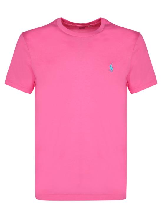 26SS 폴로 랄프로렌 포니로고 자수 반팔 티셔츠 710671438 511 Pink
