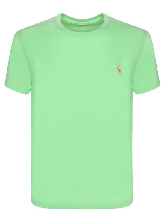 26SS 폴로 랄프로렌 포니로고 자수 반팔 티셔츠 710671438 513 Green