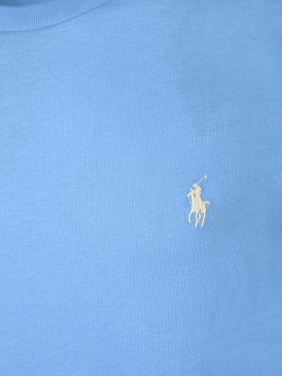 26SS 폴로 랄프로렌 포니로고 자수 반팔 티셔츠 710671438 526 Blue - POLO RALPH LAUREN