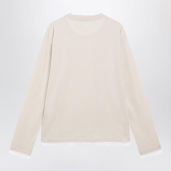26FW 프라다 긴팔 티셔츠 UJL73BWM111CD White - PRADA