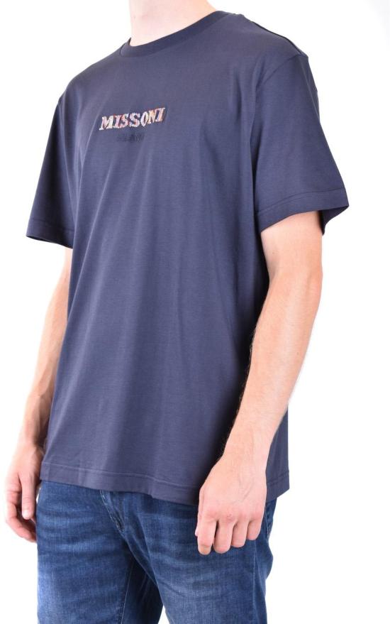  미소니 반팔 티셔츠 UC22SL03BJ00C7S75O NAVY - MISSONI