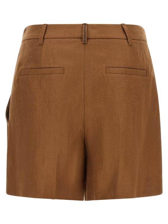 26SS 브루넬로 쿠치넬리 숏팬츠 MH527P8923C9850 Brown - BRUNELLO CUCINELLI