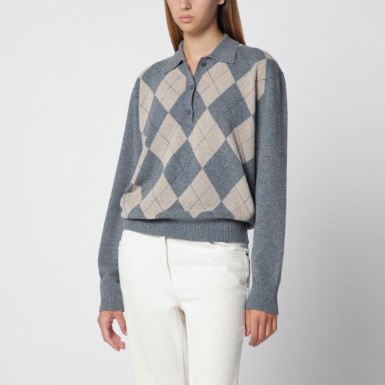 26FW 로에 폴로 티셔츠 420 23 421WO Grey