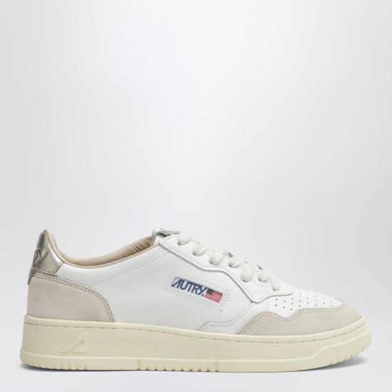 26FW 오트리 메달리스트 로우 레더 스니커즈 AULWLS75 White