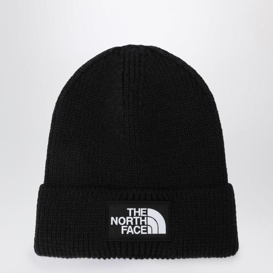26FW 노스페이스 TNF 로고 박스 커프드 비니 NF0A8CHEPL Black