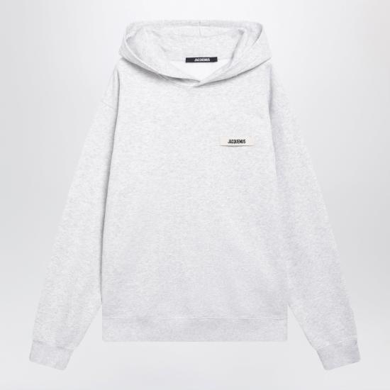 26FW 자크뮈스 그로그랭 후드 티셔츠 HOM00247AJ00126 Grey