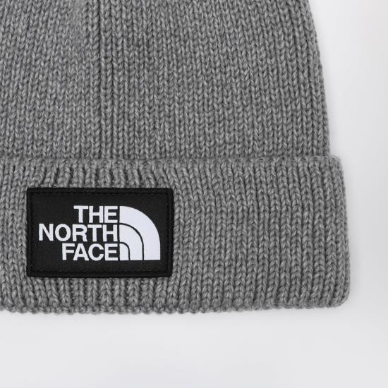 26FW 노스페이스 TNF 로고 박스 커프드 비니 NF0A8CHEPL Grey - NORTH FACE