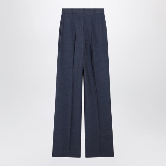 26FW 막스마라 스튜디오 스트레이트 팬츠 MSTCAMBUSAWO Blue - MAX MARA STUDIO