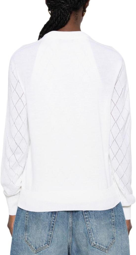 26FW 발망 가디건 HF1KN085KJ990FA WHITE - BALMAIN