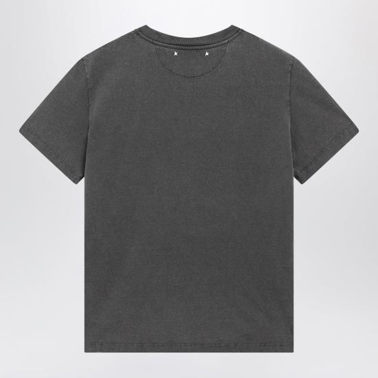 26FW 골든구스 크리스털 레귤러 반팔 티셔츠 GWP01220P000670 Grey - GOLDEN GOOSE