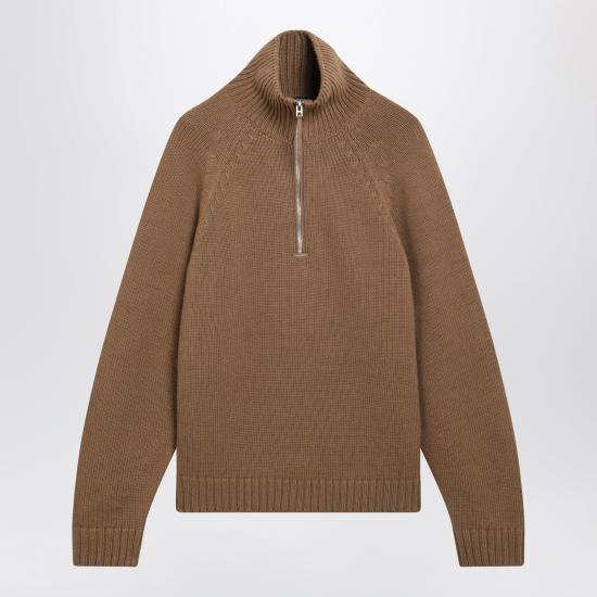 26FW 톰포드 집업 니트 KFL017YMW167 Beige