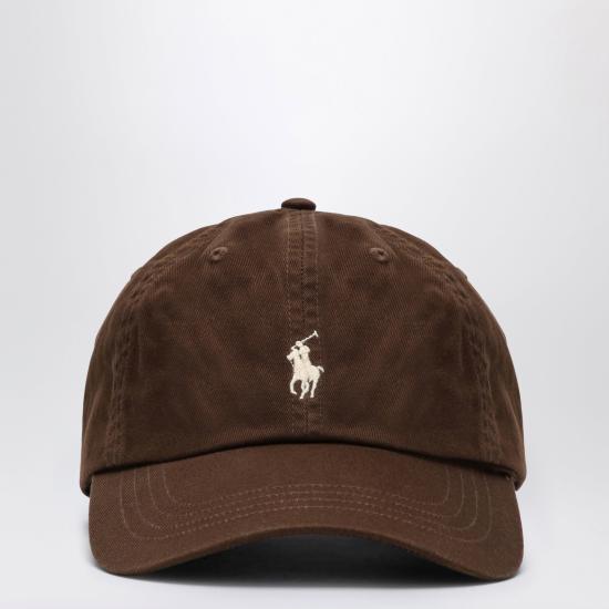 26FW 폴로 랄프로렌 클래식 로고 자수 스포츠 볼캡 710667709058CO Brown