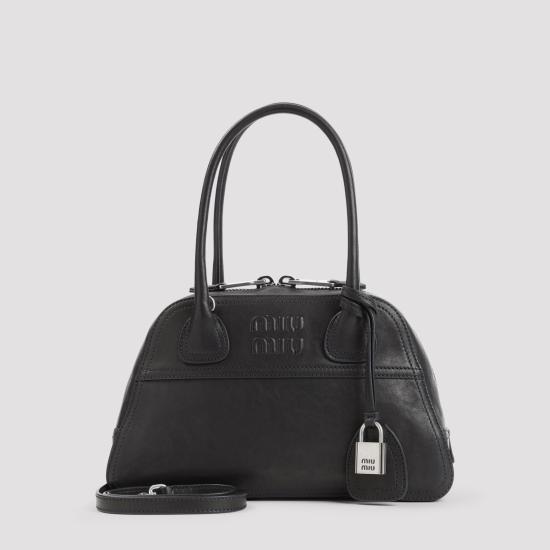 26FW 미우미우 토트백 5BB200VOOO 2BBL F0002 NERO - MIU MIU
