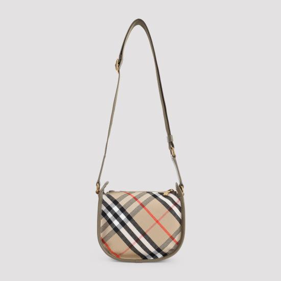 26FW 버버리 미니 B 클립 메신저 백 8119657 B9368 SAND IP CHECK - BURBERRY