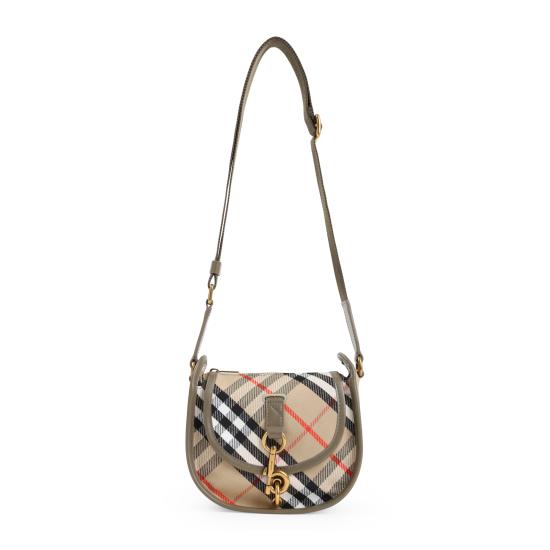 26FW 버버리 미니 B 클립 메신저 백 8119657 B9368 SAND IP CHECK - BURBERRY