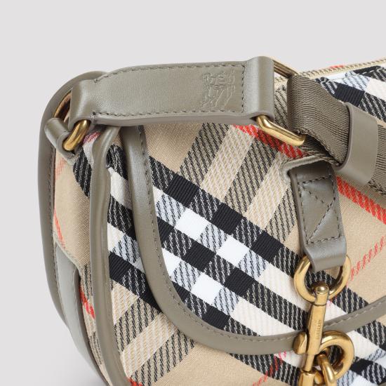 26FW 버버리 미니 B 클립 메신저 백 8119657 B9368 SAND IP CHECK - BURBERRY