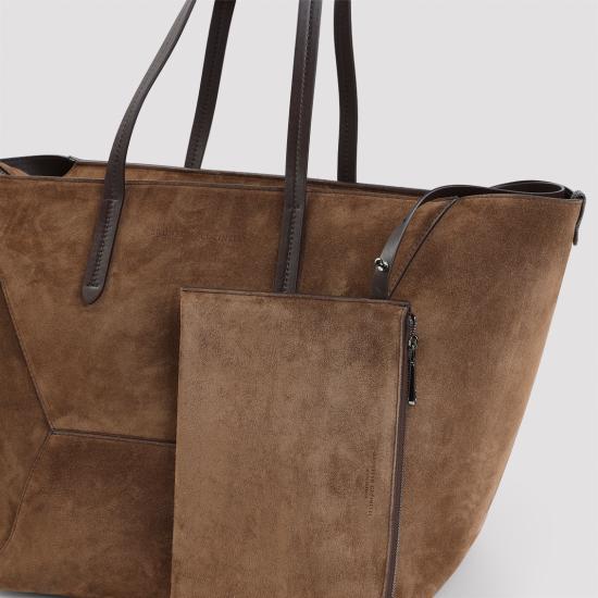 26FW 브루넬로 쿠치넬리 토트백 MBDLB2571 C9773 CARAMELLO - BRUNELLO CUCINELLI