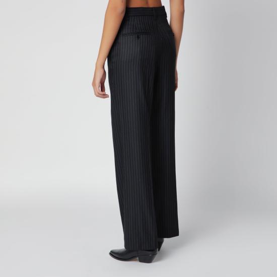 26FW 이자벨마랑 스트레이트 팬츠 PA0643FAD3F01I Black - ISABEL MARANT