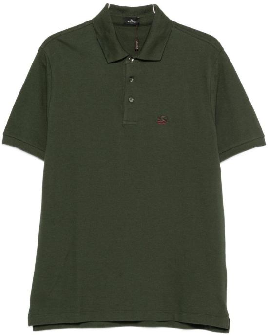 26FW 에트로 폴로 티셔츠 MRMD0005AU13IV0286 DONKERGREEN