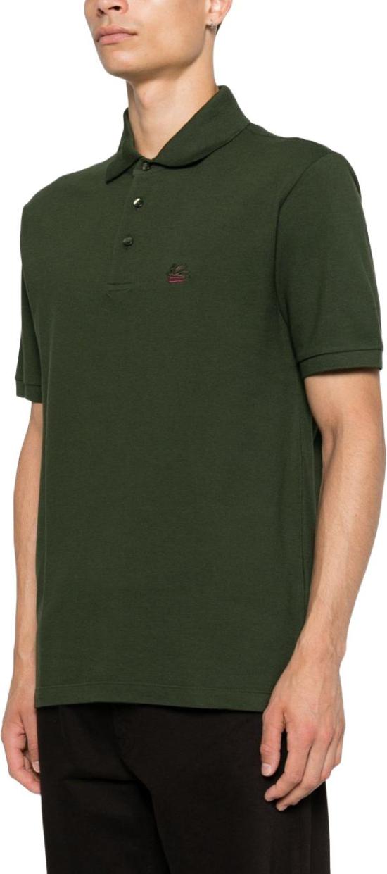 26FW 에트로 폴로 티셔츠 MRMD0005AU13IV0286 DONKERGREEN - ETRO
