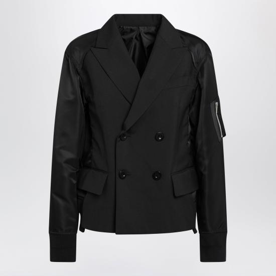26FW 사카이 자켓 26 08564NY Black