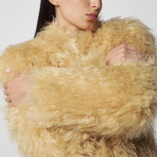 26FW 이자벨마랑 무스탕 MA0567FAD3A04I Yellow - ISABEL MARANT