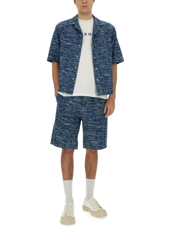  마르니 데님 숏팬츠 PUJU0070A0 USCX38LOB95 Blue - MARNI