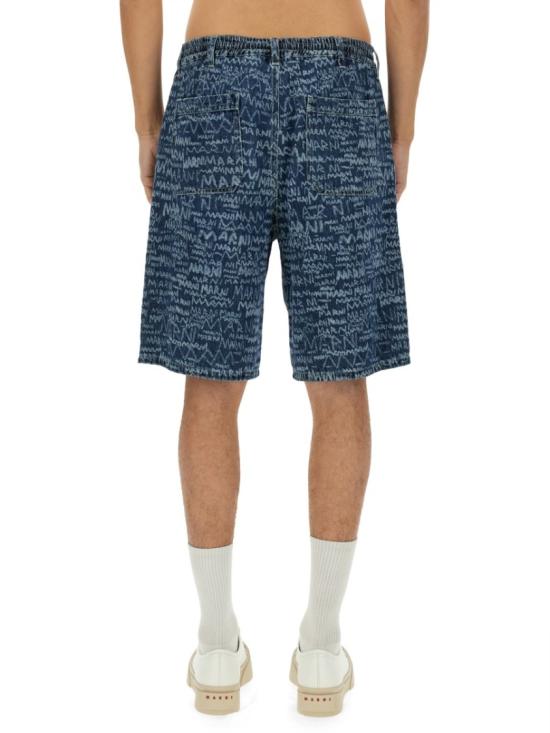  마르니 데님 숏팬츠 PUJU0070A0 USCX38LOB95 Blue - MARNI