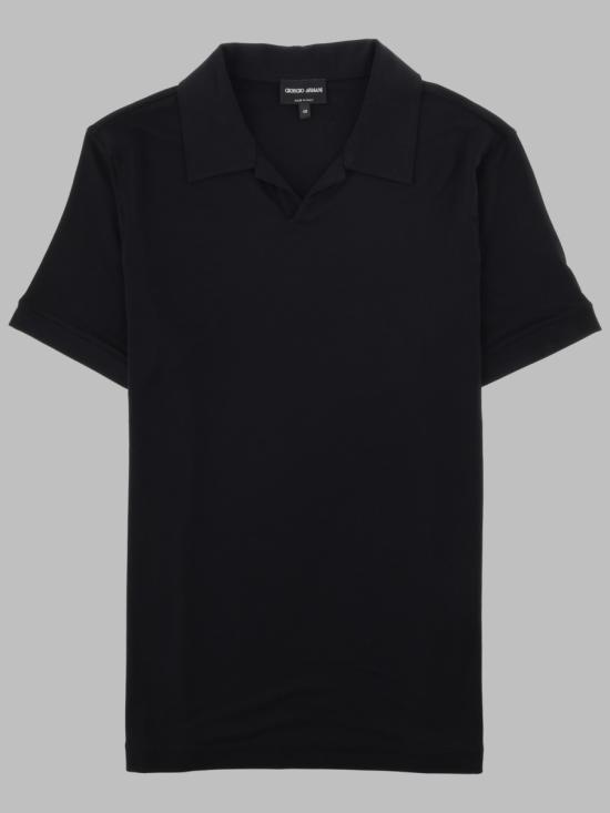 26FW 조르지오 아르마니 폴로 티셔츠 3GSF51 SJP4ZUC99 BLACK