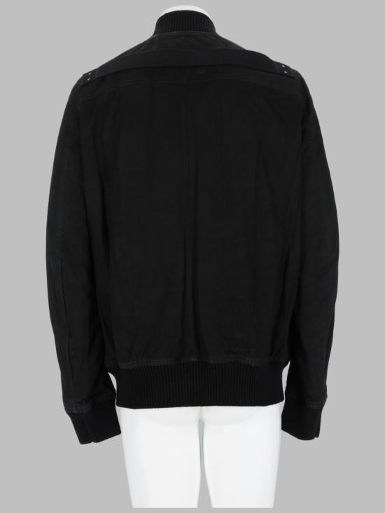 26FW 릭 오웬스 가죽 자켓 RU02F4779 LBS09 BLACK - RICK OWENS