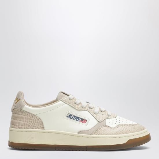 26FW 오트리 메달리스트 로우 레더 스니커즈 AULWCZ01 Beige
