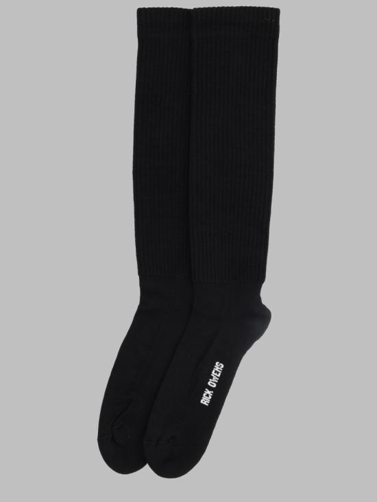 26FW 릭 오웬스 양말 RU02F4499 SOCKC911 BLACK