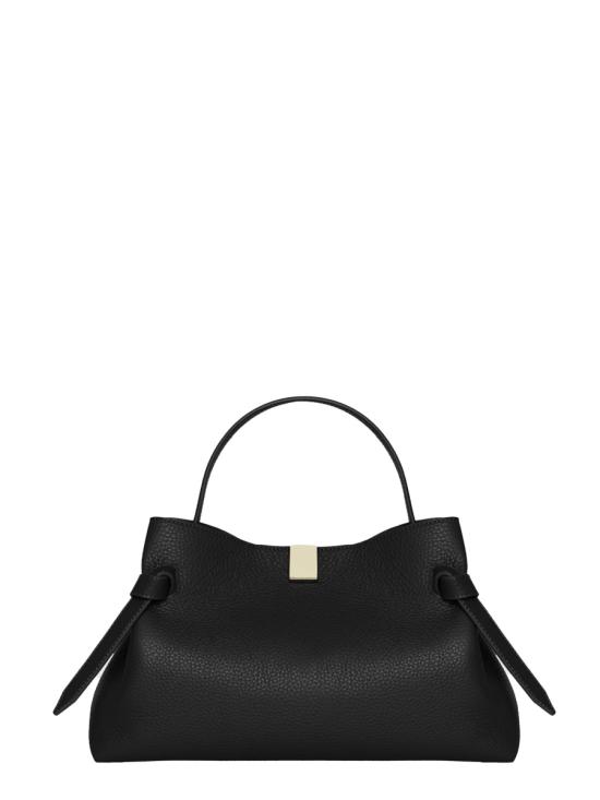 26FW 유제피 토트백 GYOZA PEBBLE GRAIN LEATHER BLACK