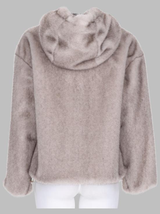 26FW 에르노 멜란지 얼터너티브 밍크 퍼 보머 자켓 GI000318D 127399410 GREY - HERNO