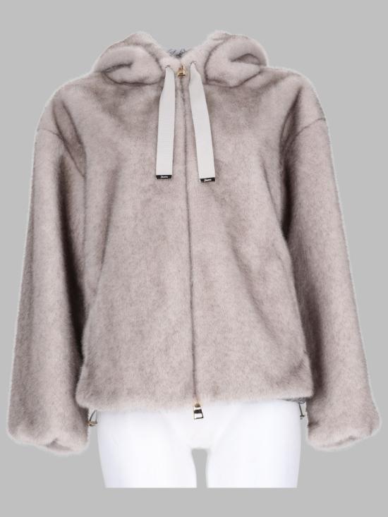 26FW 에르노 멜란지 얼터너티브 밍크 퍼 보머 자켓 GI000318D 127399410 GREY