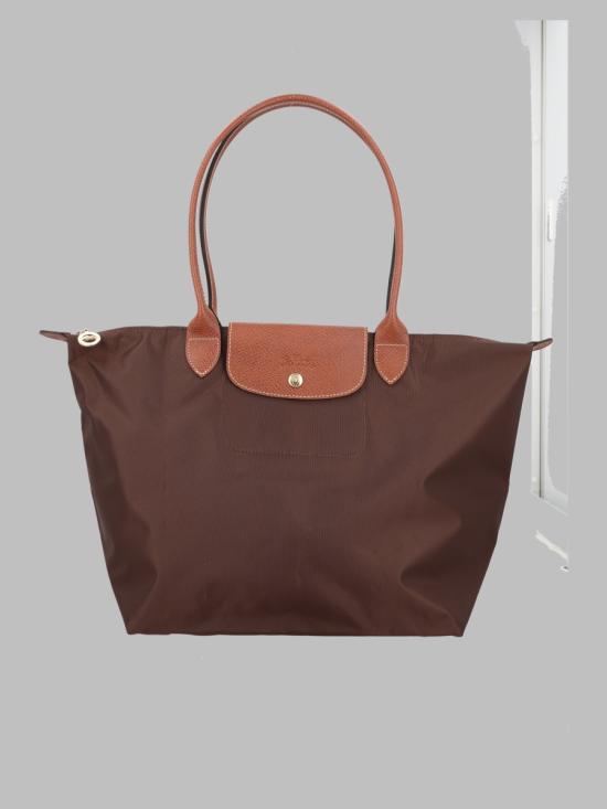 26FW 롱샴 르 플리아쥬 오리지널  L 토트백 1899 089002 BROWN