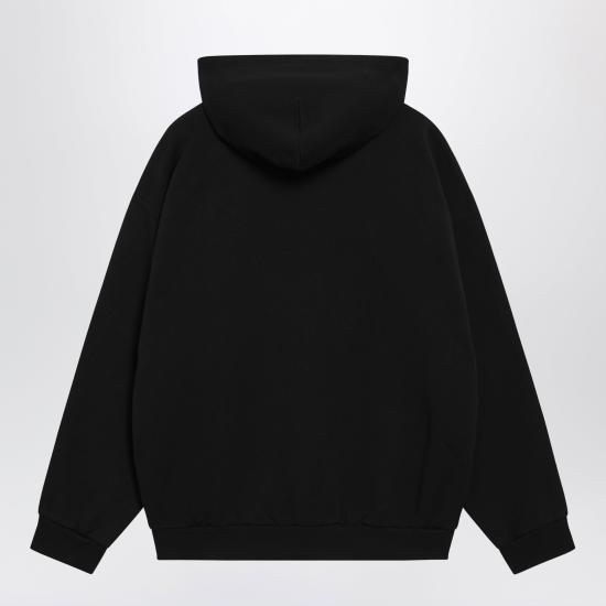 26FW 발렌시아가 후드 티셔츠 A0017WTUVR6 Black - BALENCIAGA