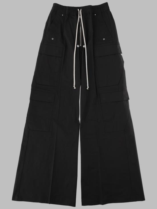 26FW 릭 오웬스 스트레이트 팬츠 RU02F4339 TE09 BLACK