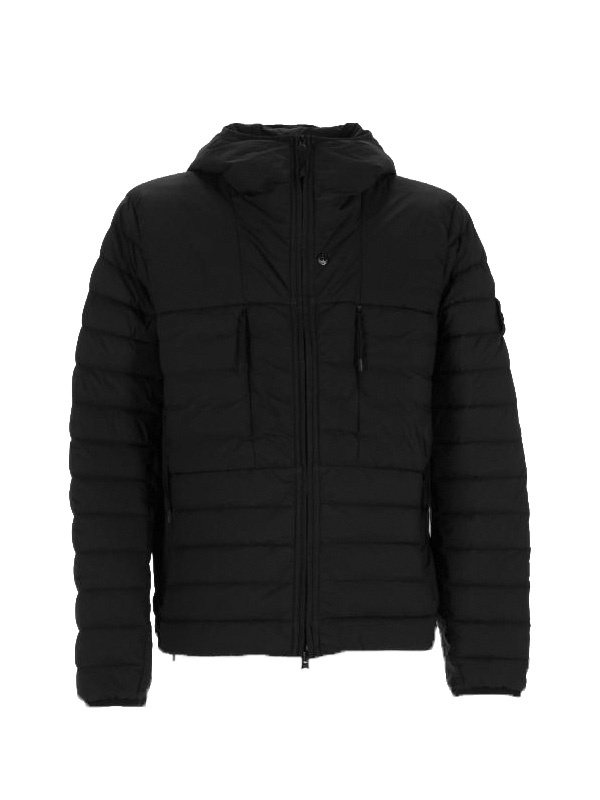 26FW 스톤 아일랜드 심리스 터널 나일론 다운-TC 후드 패딩 심리스 터널 나일론 다운-TC 후드 패딩 L2S154100107 S0183V0029 BLACK