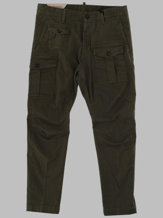 26FW 디스퀘어드2 스트레이트 팬츠 S74KB1128 S39021702 MILITARY GREEN